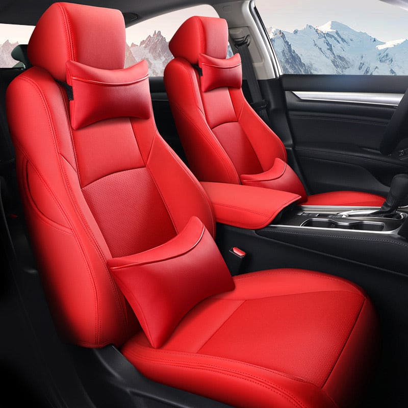 Custom Leather Car Seat Cover Full Set For Honda Accord(2014-2024)