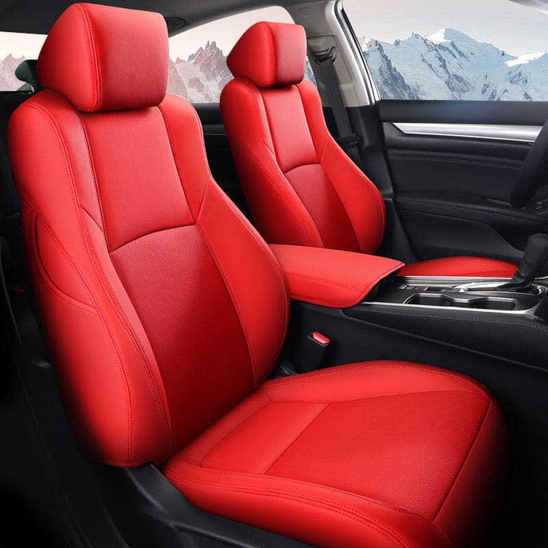 Custom Leather Car Seat Cover Full Set For Honda Accord(2014-2024)