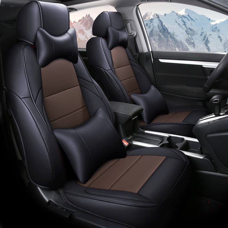 Custom Leather Car Seat Cover Full Set For Honda CRV(2012-2024)