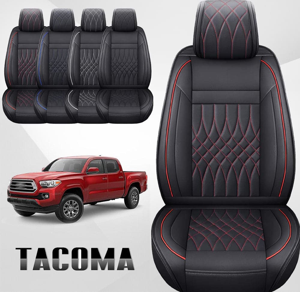 Custom Fit Car Seat Covers Full Set For Toyota Tacoma (2005-2024)