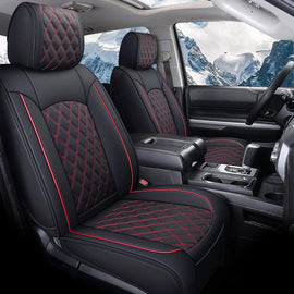 Custom Leather Car Seat Covers Full Set For Toyota Tundra (2014-2025)