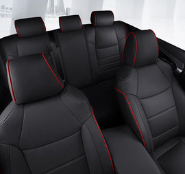 Custom for Toyota Rav4 (2013-2025) Leather Car Seat Cover Full Set