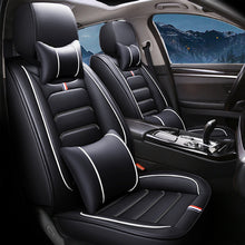 Load image into Gallery viewer, 5-Piece Car Seat Covers, Full Set Universal Waterproof Leather Auto Seat Protectors for SUV, Sedan, Pickup