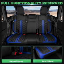 Load image into Gallery viewer, Jeep Wrangler JK JL Seat Covers 2007–2026 2 Door &amp; Unlimited Custom Fit Leather