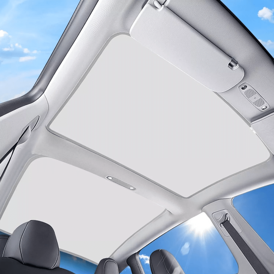 Foldable Glass Roof Sunshade for Tesla Model 3/Y