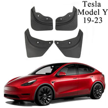 Load image into Gallery viewer, Drill-Free Mud Flaps for 2019-2023 Tesla Model Y