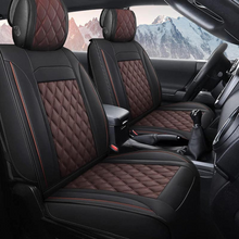 Load image into Gallery viewer, Leather Car Seat Covers Full Set For Chevy Silverado And GMC Sierra Pickup, Custom Fit 1500, 2500HD, 3500HD(2007-2025)