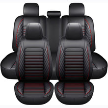 Load image into Gallery viewer, Full Set Car Seat Covers, Universal Leather Seat Covers for Most Cars, SUVs &amp; Trucks – Waterproof Front &amp; Back Protector