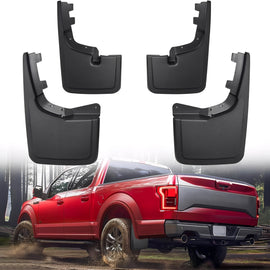 Amancarport® All-Weather Mud Flaps for 2021-2025 Ford F-150 (4PCS) - Front & Rear Splash Guards