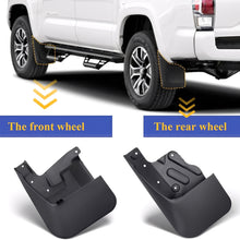Load image into Gallery viewer, Mud Flaps for 2007-2025 Toyota Tundra All-Weather Splash Guards, No-Drill Front &amp; Rear Mudguards Set
