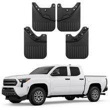 Load image into Gallery viewer, No-Drill Mud Flaps for 2005-2025 Toyota Tacoma 4-PC Heavy-Duty Splash Guards Set