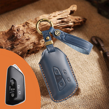 Load image into Gallery viewer, Genuine Leather Key Fob Cover for Volkswagen (3-5 Buttons)