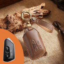 Load image into Gallery viewer, Genuine Leather Key Fob Cover for Volkswagen (3-5 Buttons)