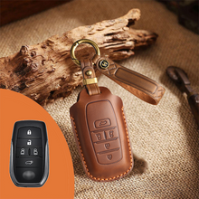 Load image into Gallery viewer, Genuine Leather Key Fob Cover for Toyota