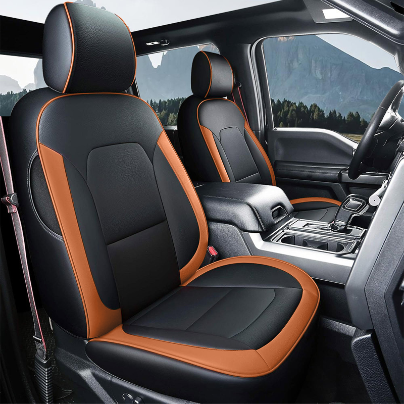 All-inclusive Luxury Premium Leather Car Seat Cover Special For Ford F150 (2015-2023), F250 (2017-2023)