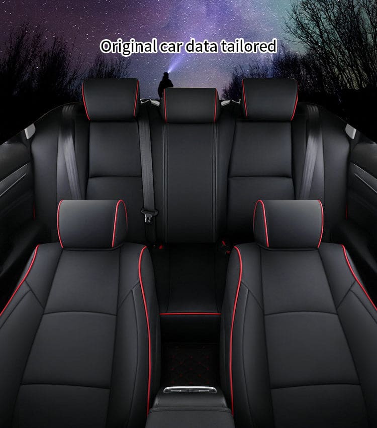 Custom Leather Car Seat Cover Full Set For Honda Accord(2014-2024)