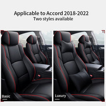 Load image into Gallery viewer, Custom Leather Car Seat Cover Full Set For Honda Accord(2014-2025)