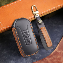 Load image into Gallery viewer, Genuine Leather Key Fob Cover for All 3-Button Volkswagen Key Fobs