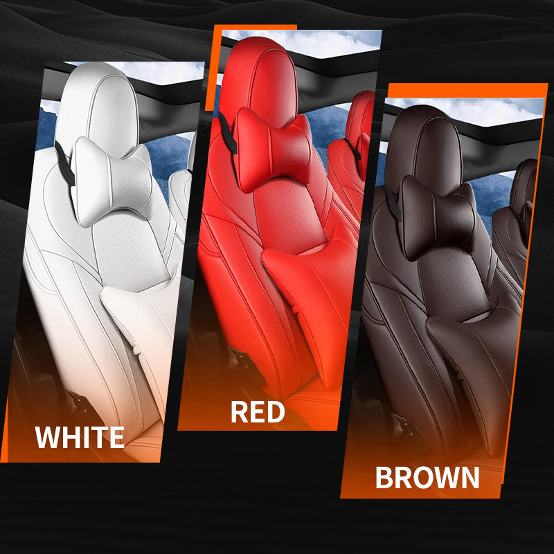 All-Inclusive Customized Tesla Model S/Model X 5-7Seats Alcantara Leather Car Seat Covers Full Set