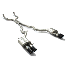 Load image into Gallery viewer, For BMW M5 F10 2012–2016 Performance Exhaust System – Front Pipe + Mid &amp; Rear Section, Stainless Steel/Titanium, with Valves