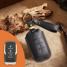 Load image into Gallery viewer, Genuine Leather Key Fob Cover for Dodge Ram 1500 2500 3500 4500 5500