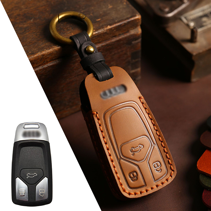 Suitable For New Audi High Quality Leather Key Cover A4L/Q5L/Q7/A4/A5/A6