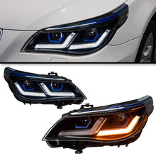 Load image into Gallery viewer, Laser LED Headlights for BMW 5 Series E60 520i 525i 530i (2003–2010) – Fits Factory HID Models Only