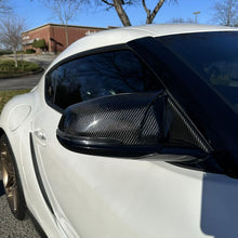 Load image into Gallery viewer, Toyota GR Supra A90 MK5 Dry Carbon Fiber Mirror Caps 2020–2026