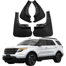 Load image into Gallery viewer, Mud Flaps Kit for Ford Explorer (2011-2025) - Front and Rear Mud Splash Guards, 4-Piece Set