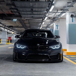 GTS Style LED Headlights for BMW 4-Series 2013-2020 F32 F82 F36 with Yellow DRL