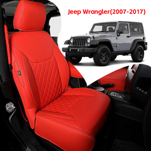 Load image into Gallery viewer, Special Leather Car Seat Covers Full Set for Jeep Wrangler (2007-2017)