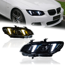 Load image into Gallery viewer, 2010–2013 BMW E93/E92 M3 LCI Snake Eye LED Headlight Retrofit with Projector Lens