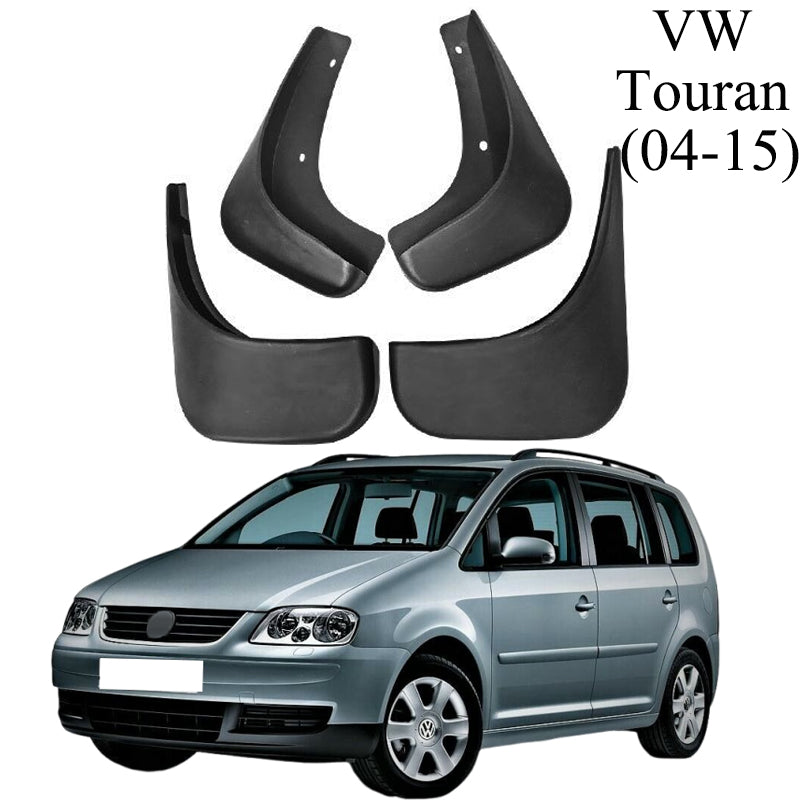 Car Mud Flaps for VW Touran 2004-2015, Front Rear Splash Guards Car Exterior Decoration Protection Accessories