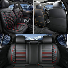 Load image into Gallery viewer, Full Set Car Seat Covers, Universal Leather Seat Covers for Most Cars, SUVs &amp; Trucks – Waterproof Front &amp; Back Protector