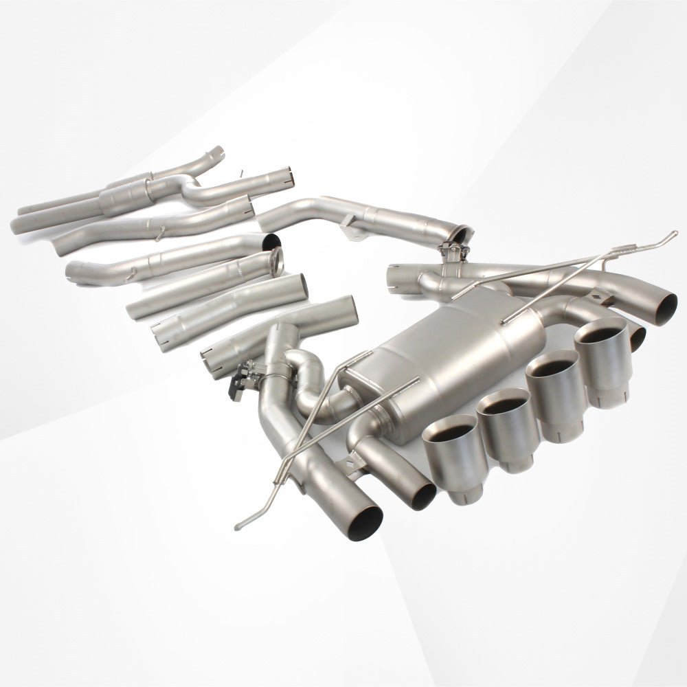 Catback Exhaust for BMW G80 G82 M3/M4 (2021+) – Stainless or Titanium, Dual Midpipes