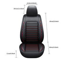Load image into Gallery viewer, Full Set Car Seat Covers, Universal Leather Seat Covers for Most Cars, SUVs &amp; Trucks – Waterproof Front &amp; Back Protector