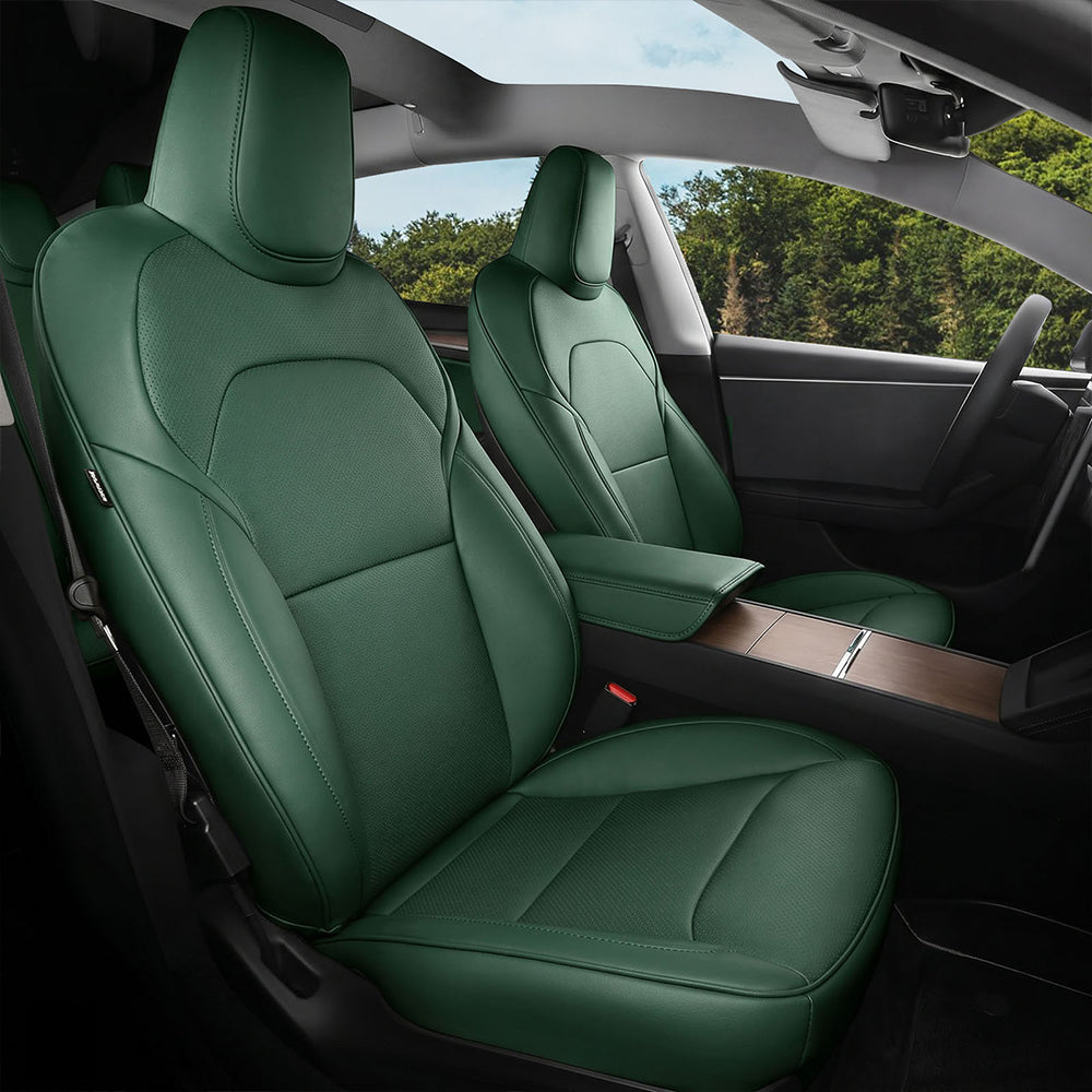 Custom Nappa Leather Seat Covers for Tesla Model 3/Y (Highland/Juniper 2016-2026)