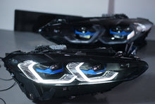 Load image into Gallery viewer, Laser Style Headlights for BMW 4 Series G22 G23 G26 M3 M4 (2021 - Present) Assembly Upgrade, Amber DRL