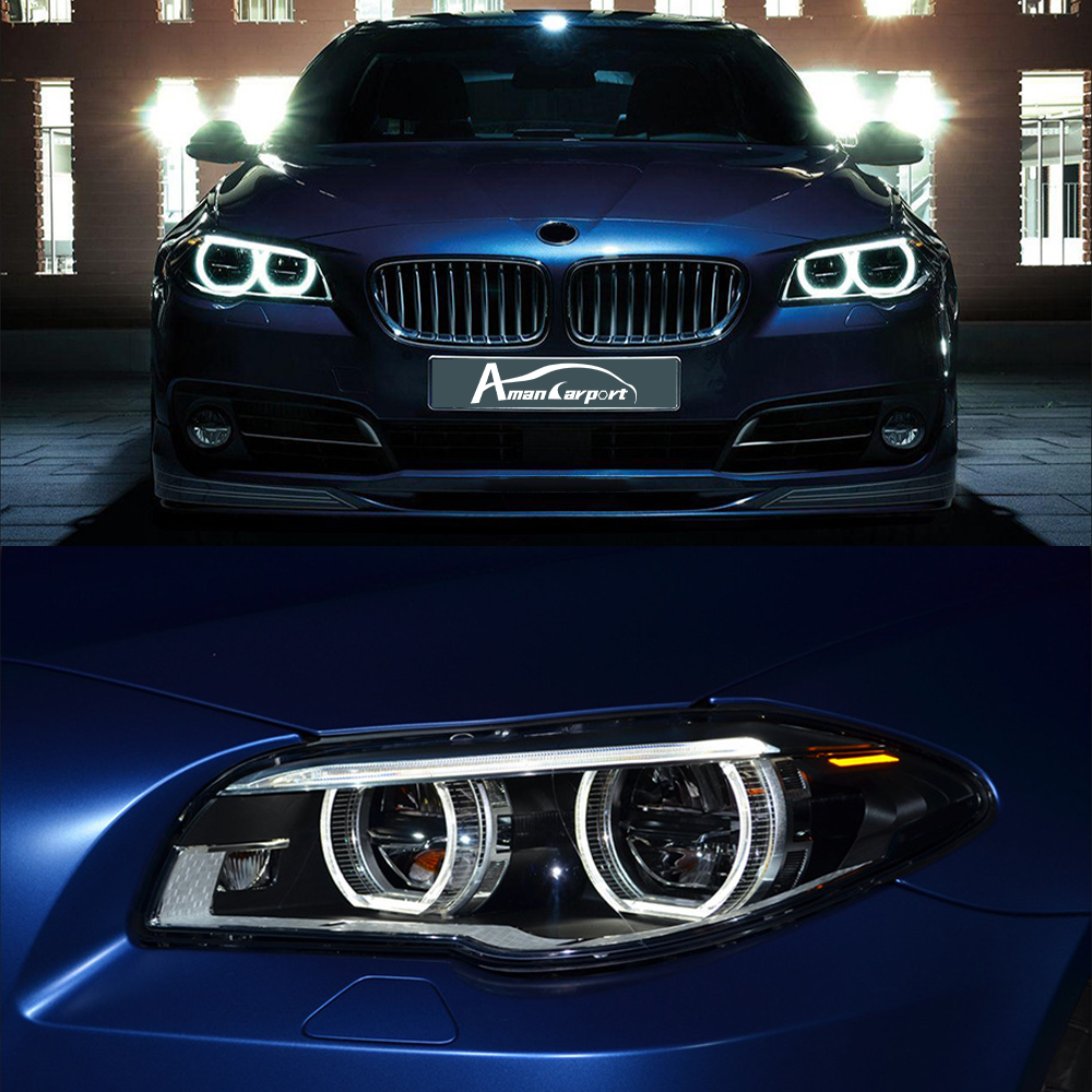 For BMW 5 Series F10 (2011–2017) OEM LCI Style LED Headlights Upgrade Fits – Factory HID Models Only