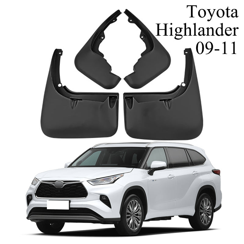 Car Mud Flaps for Toyota Highlander 2002-2024 Mud Flaps Splash Guard Front Rear Mudguards car Splash Guards