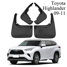 Load image into Gallery viewer, Car Mud Flaps for Toyota Highlander 2002-2024 Mud Flaps Splash Guard Front Rear Mudguards car Splash Guards