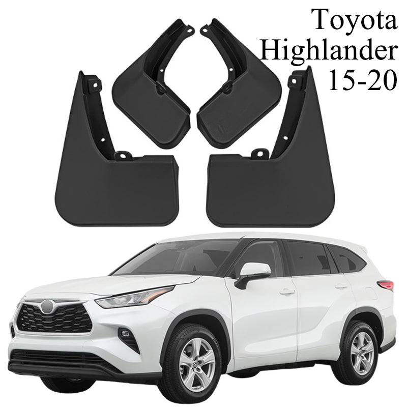 Car Mud Flaps for Toyota Highlander 2002-2024 Mud Flaps Splash Guard Front Rear Mudguards car Splash Guards