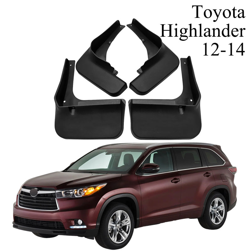 Car Mud Flaps for Toyota Highlander 2002-2024 Mud Flaps Splash Guard Front Rear Mudguards car Splash Guards