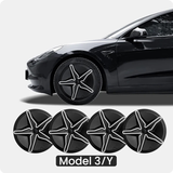 Starfish Style Wheel Covers for Tesla Model 3 18-inch and Model Y 19-inch