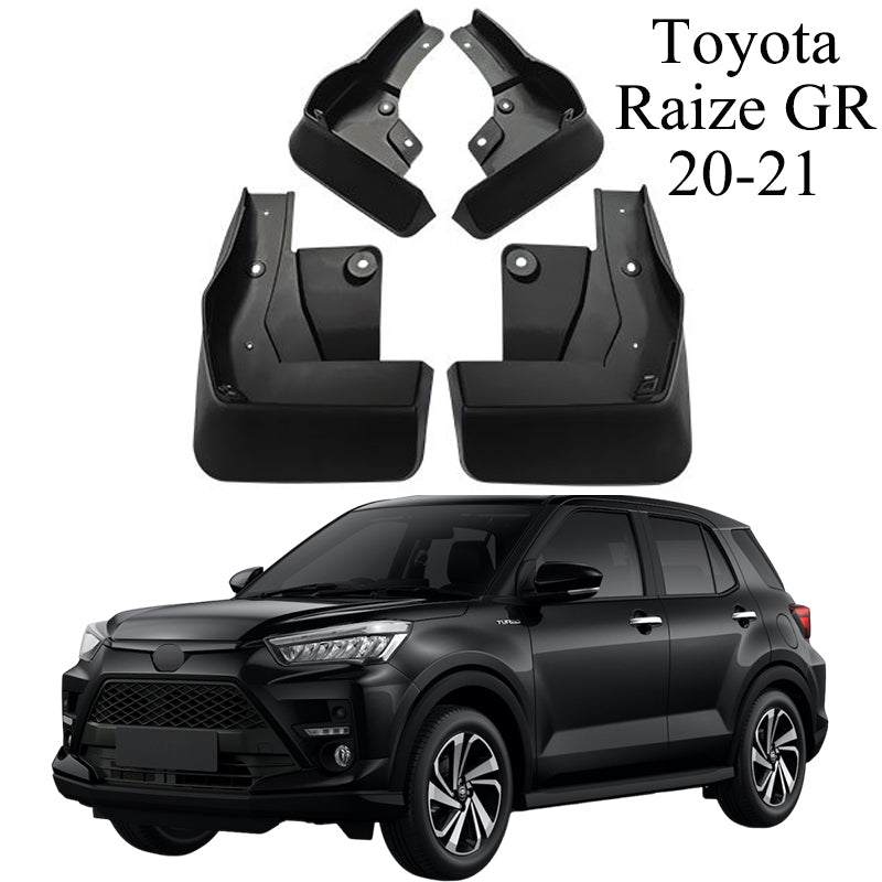 Mud Flaps Kit for Toyota Raize Rocky 2020-2021 Guards Mudguards Splash Accessories Front and Rear Set