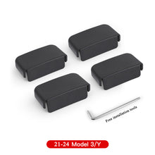 Load image into Gallery viewer, Anti-kick Rear Seat Slide Rail Silicone Plug for Tesla Model 3/Y [2021-2024] (4 PCS)