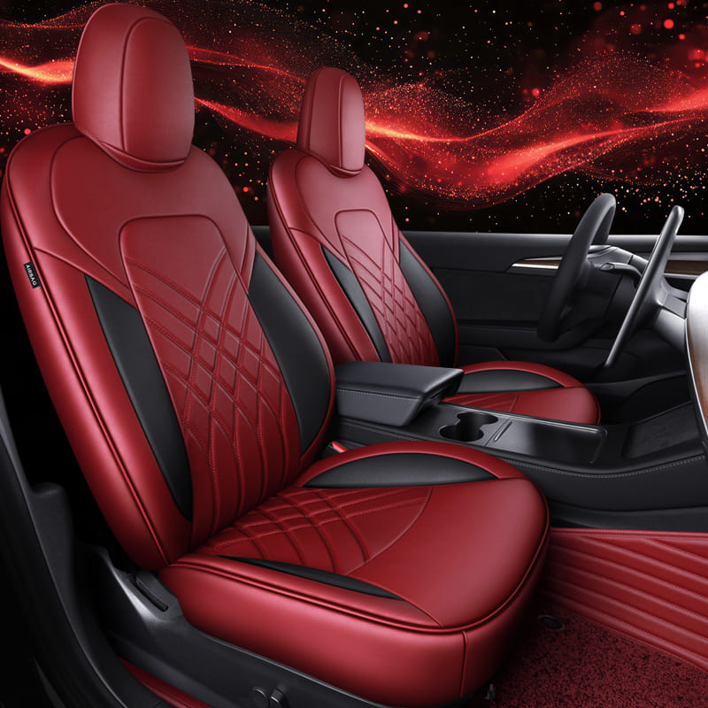 All-Inclusive Custom Tesla Model 3/Highland/Y/Juniper (2016-2025) Leather Car Seat Covers