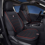 Huanlv Auto® Universal Faux Leather Car Seat Covers – 5-Piece Waterproof Set for SUVs, Sedans & Trucks