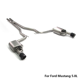 Catback Exhaust Upgrade Kit for 2015–2023 Ford Mustang 2.3L / 5.0L – Stainless Steel or Titanium