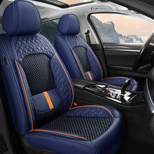 Load image into Gallery viewer, Luxury 3D Car Seat Covers – 5-Piece Waterproof Faux Leather &amp; Ice Silk, Universal Fit for Sedans, SUVs &amp; Trucks